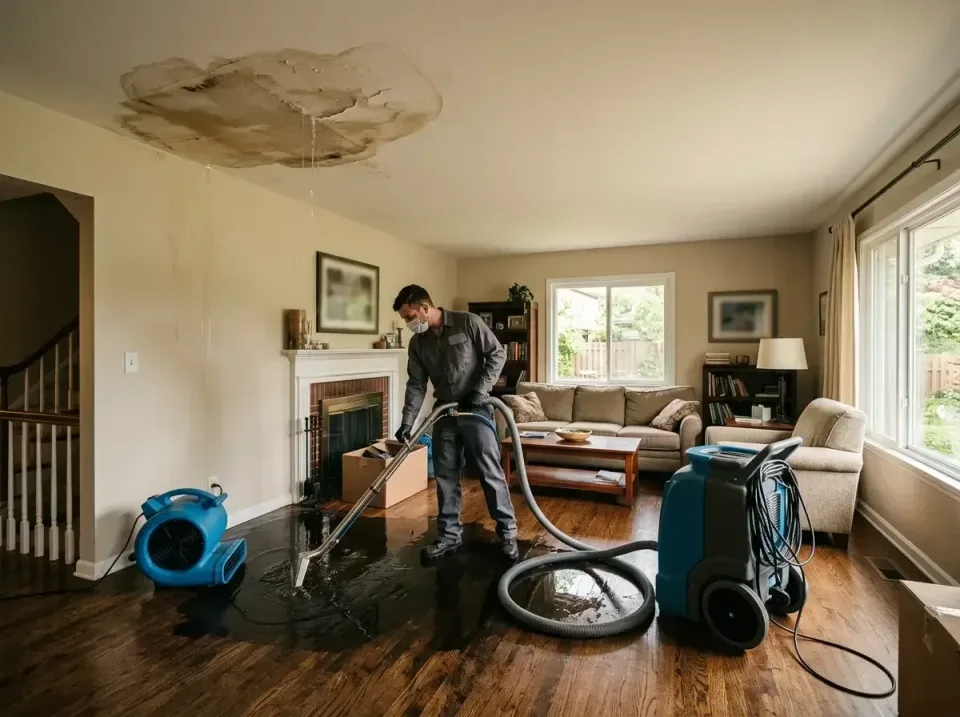 attic-pipe-burst-ceiling-drip-008 — frequently asked questions, Water Damage Restoration & Carpet Care in Pecan Grove, TX